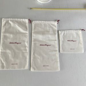 Salvatore Ferragamo dust bags set of 3